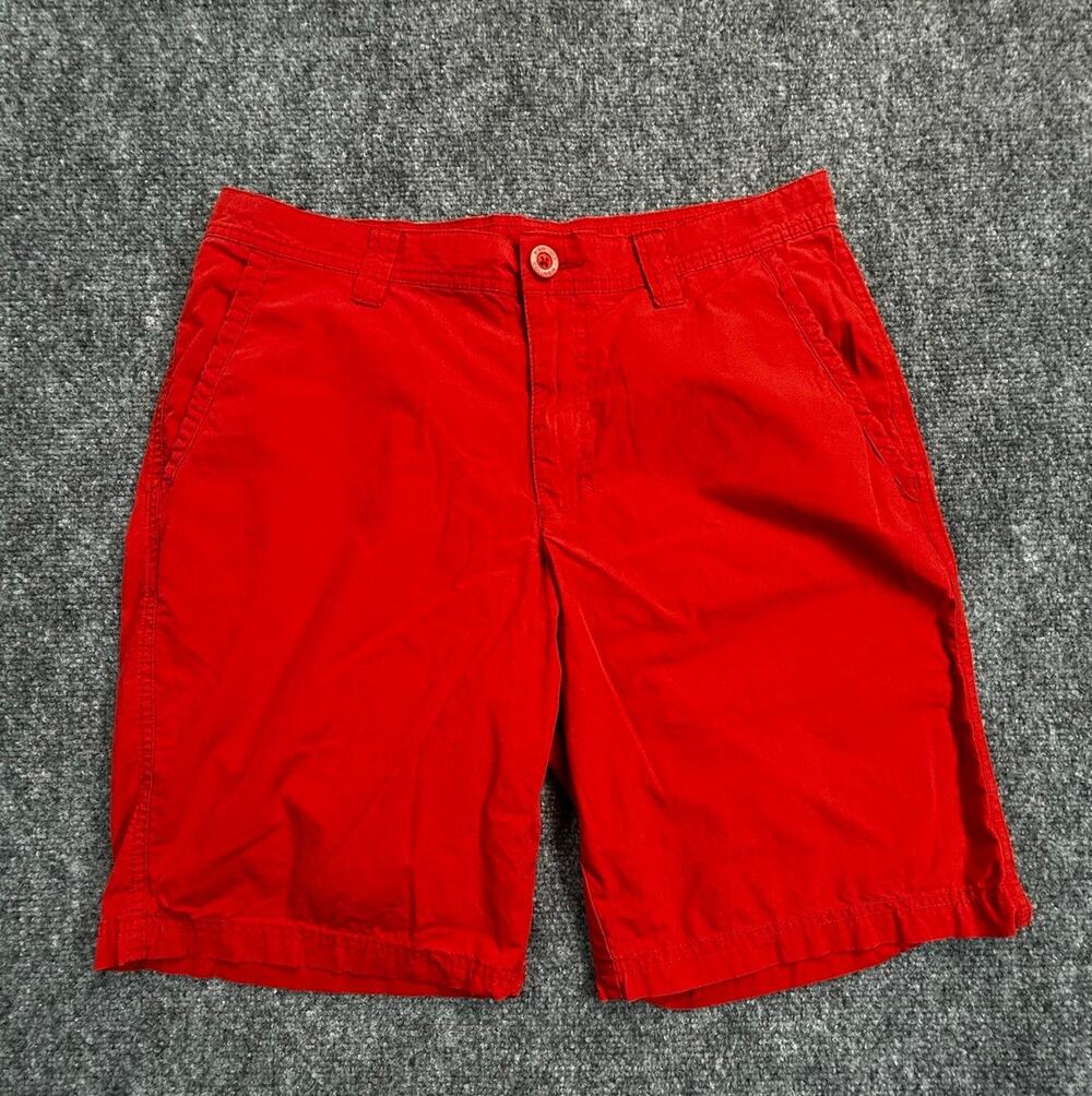 Columbia Men's Omni-Shade Red Outdoor Hiking Shorts Size 30W 10L